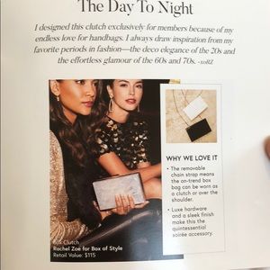 Rachel Zoe Box Clutch